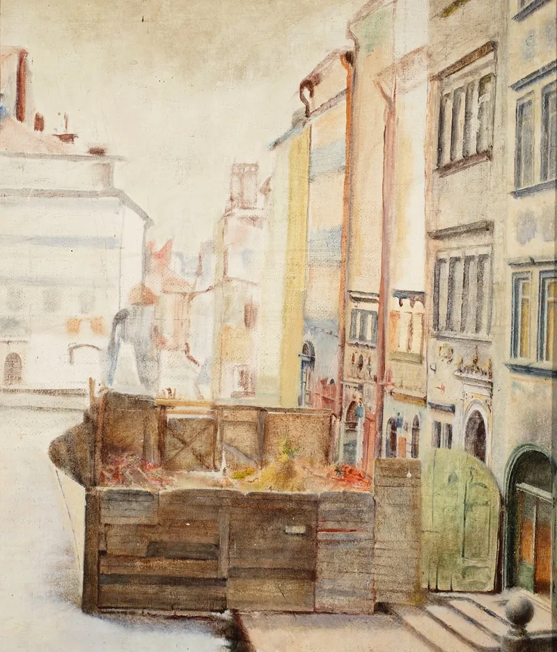 Old Town Market Square In Warsaw Wall Art by Jan Gotard - High-Resolution Digital Print