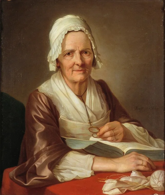 Old Woman 2 Wall Art by Per Krafft the Elder - High-Resolution Digital Print