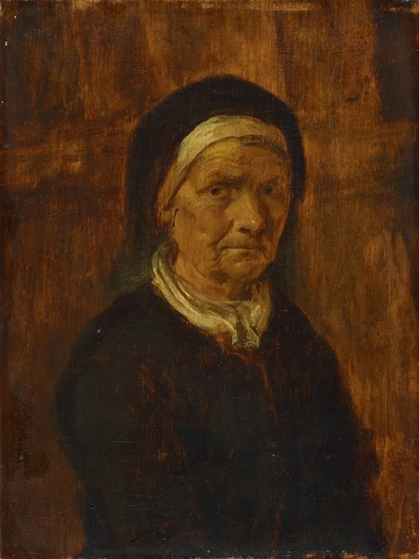 Old Woman 3 Wall Art by Adriaen Brouwer - High-Resolution Digital Print