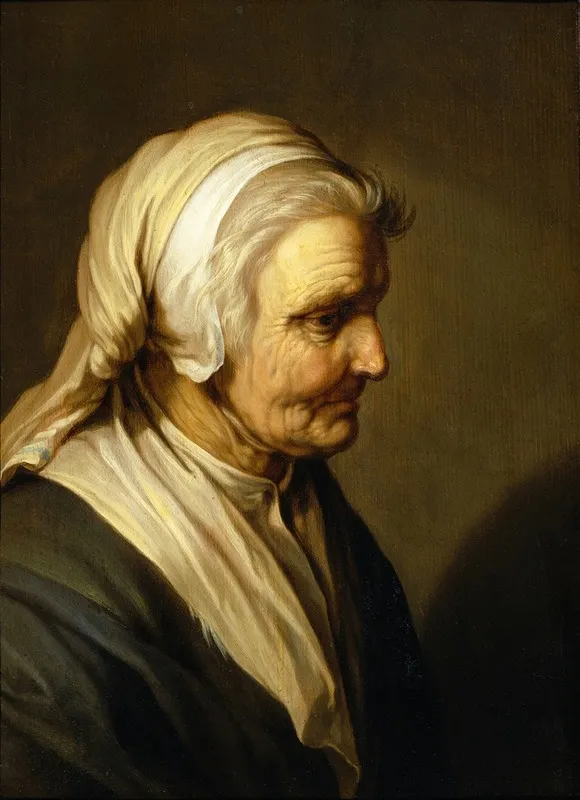 Old Woman Wall Art by Abraham Bloemaert - High-Resolution Digital Print