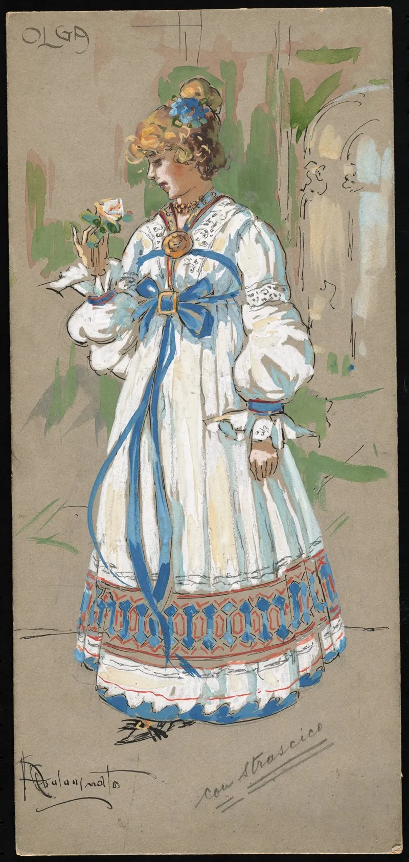Olga Con Strascico