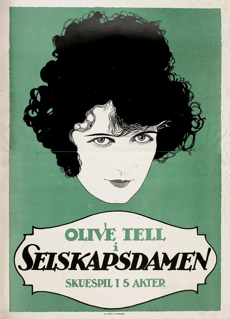 Olive Tell I Selskapsdamen Wall Art by Jul. Hess & Co. - High-Resolution Digital Print