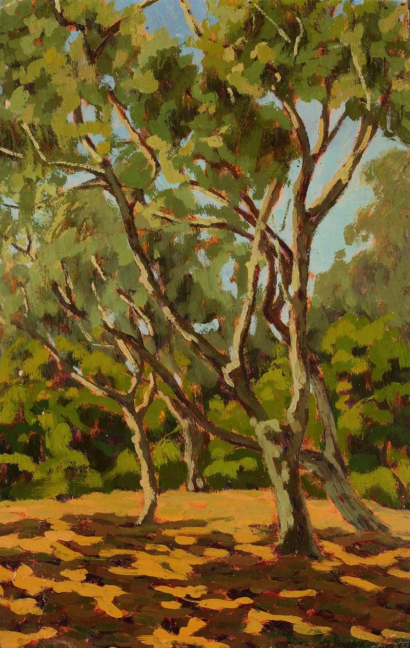 Olives And Sunny Glade Wall Art by Jan Bohuszewicz - High-Resolution Digital Print