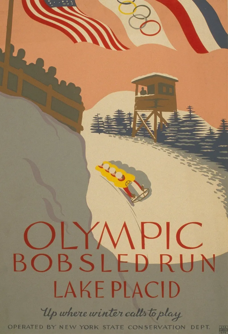 Olympic Bobsled Run Lake Placid Up Where Winter Calls To Play