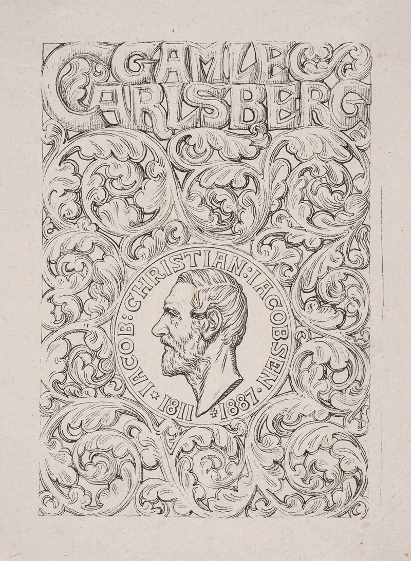 Omslag Til Katalog Gl Carlsberg Udstillingen Wall Art by Waldemar Bøhme - High-Resolution Digital Print