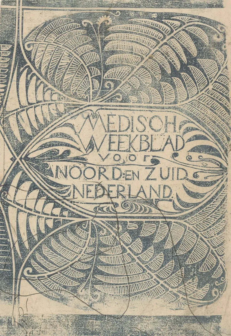 Omslag Van Het Medisch Weekblad Voor Noord En Zuid Nederland