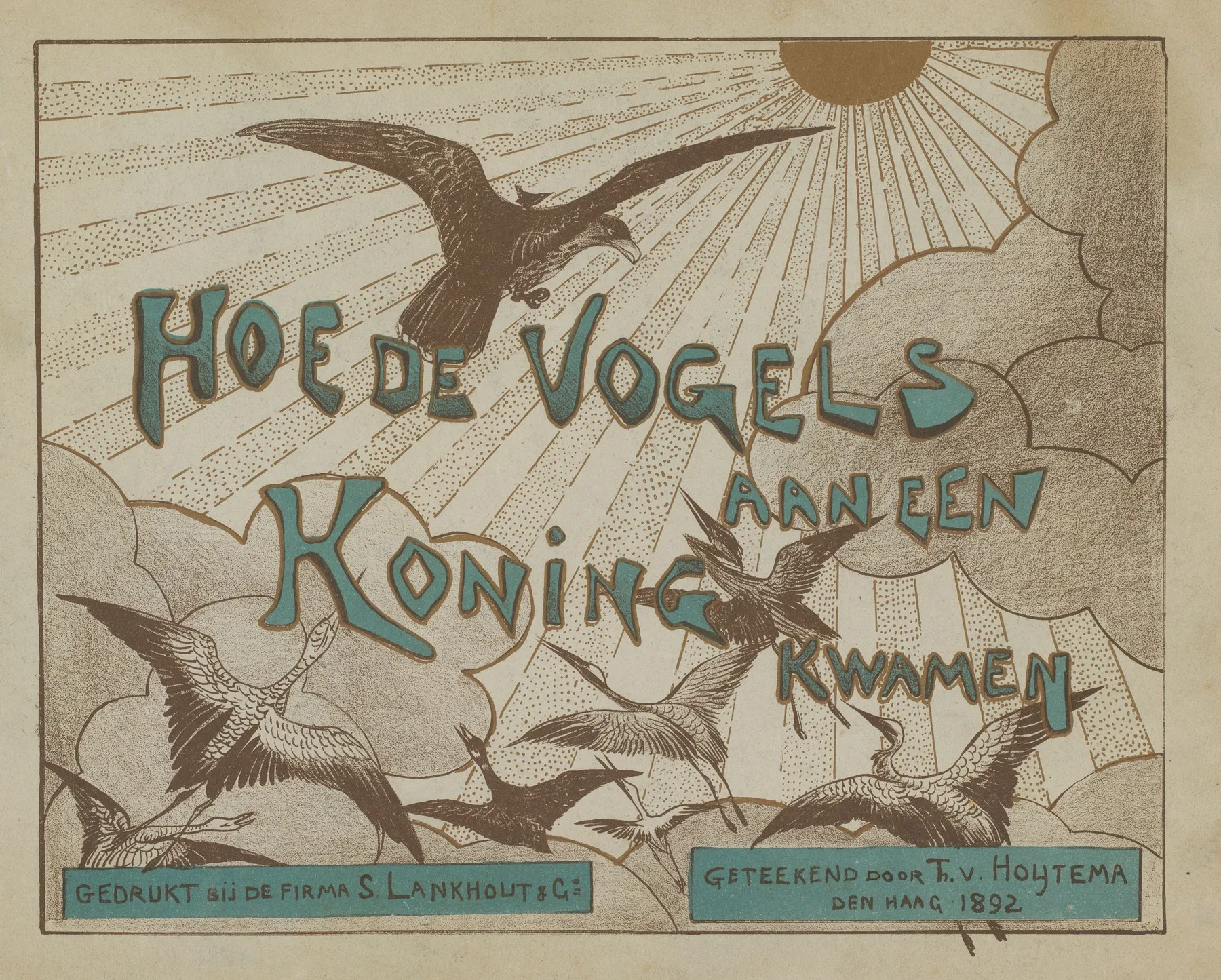 Omslag Voor De Serie Hoe De Vogels Aan Een Koning Kwamen