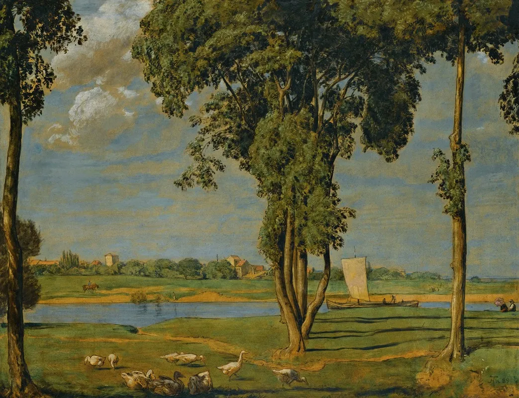 On The Banks Of The River Main