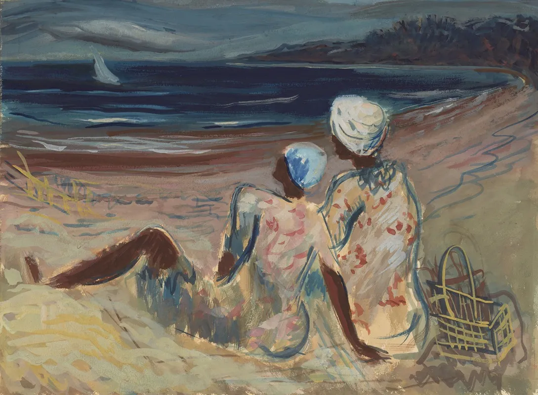 On The Beach 22 Wall Art by Victor Laredo - High-Resolution Digital Print