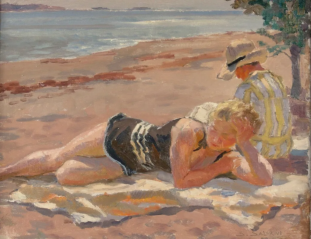 On The Beach 6 Wall Art by Santeri Salokivi - High-Resolution Digital Print