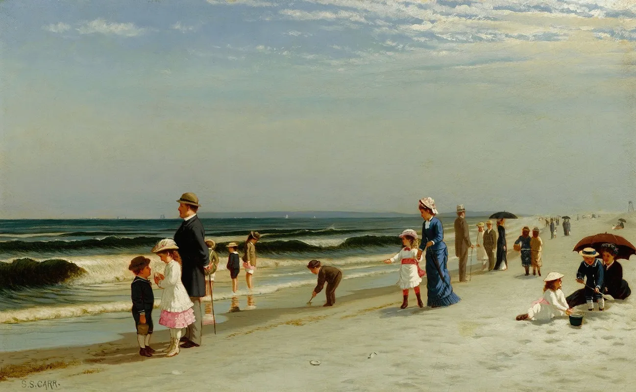 On The Beach At Coney Island