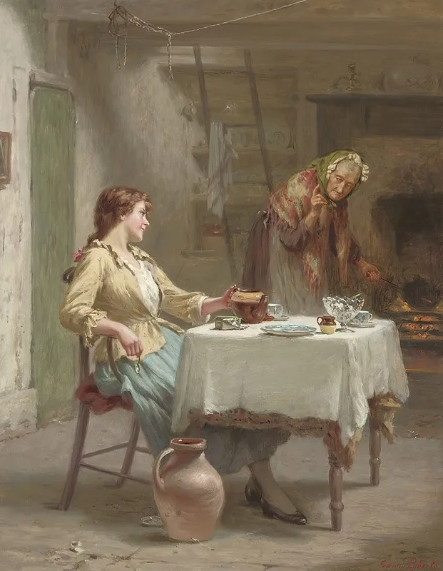 On The Boil Wall Art by Edwin Thomas Roberts - High-Resolution Digital Print