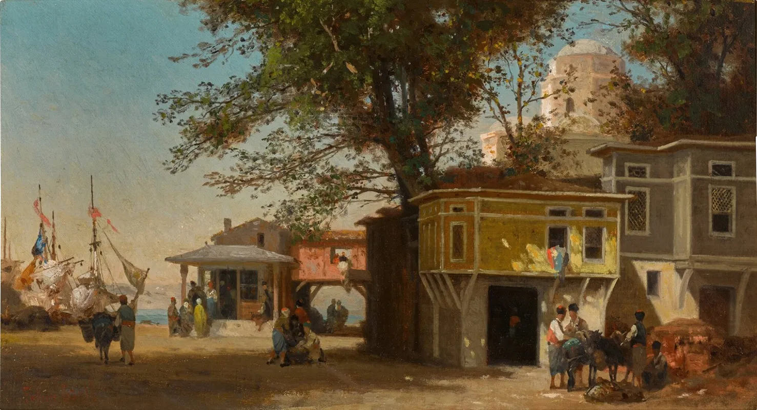 On The Bosphorus 4 Wall Art by Germain Fabius Brest - High-Resolution Digital Print