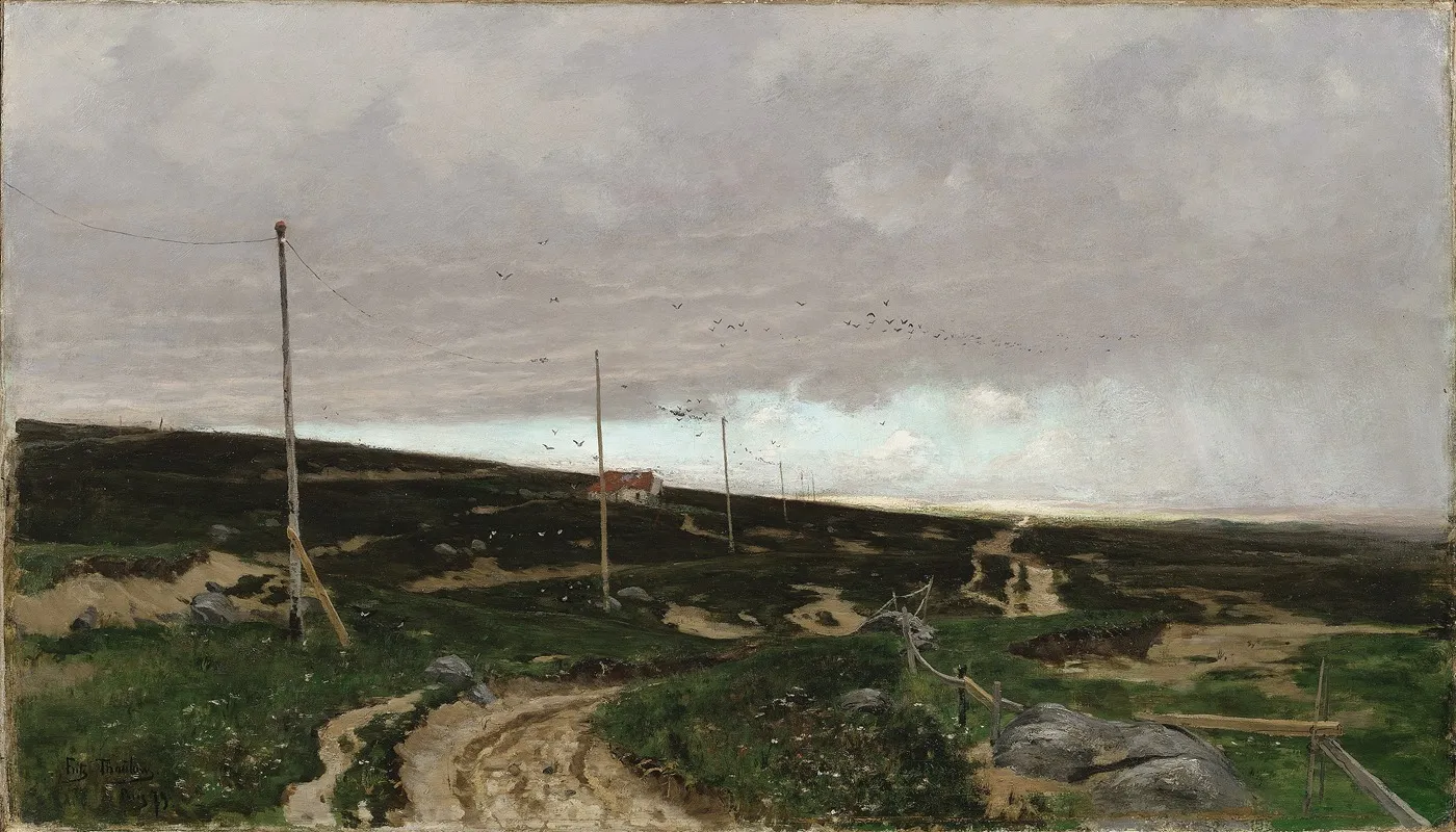 On The Coast Motif From Jaeren Norway