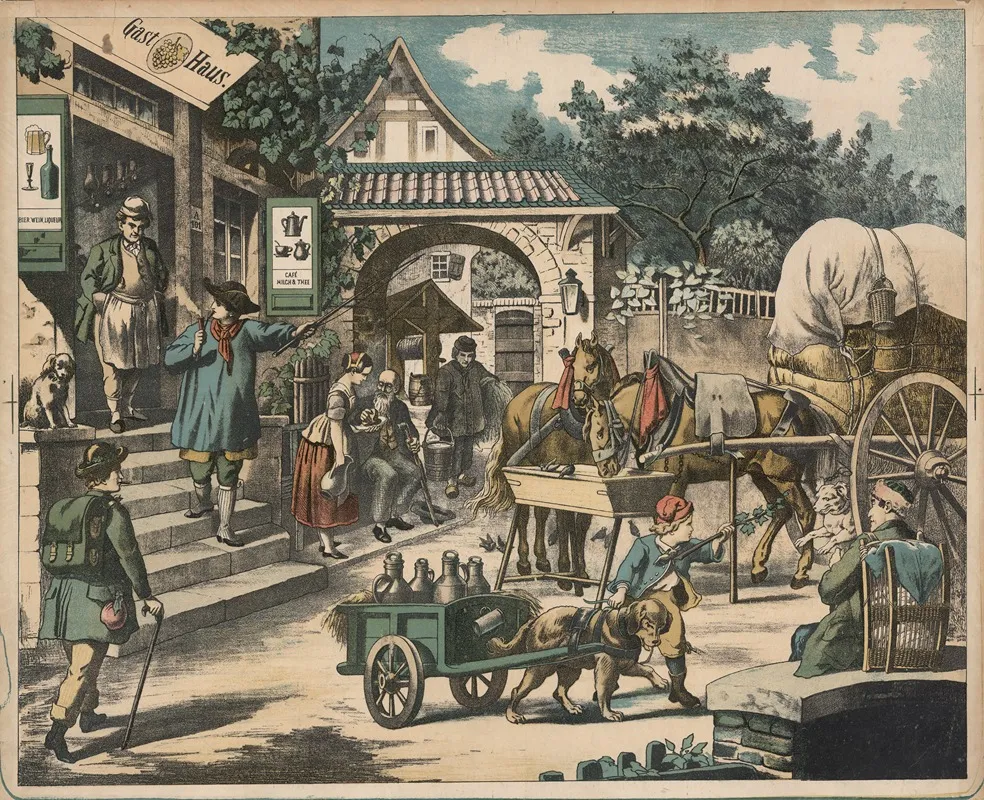On The Country Road 2 Wall Art by Fritz Sonderland - High-Resolution Digital Print