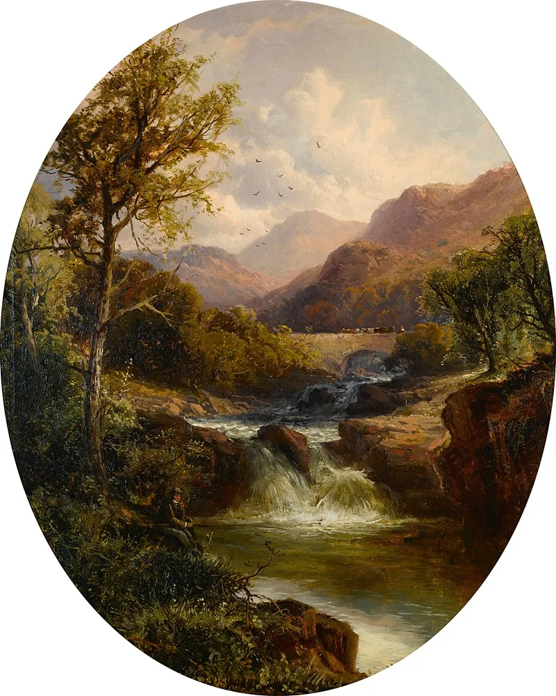 On The Greta Nr Keswick Cumberland Wall Art by Tom Seymour - High-Resolution Digital Print