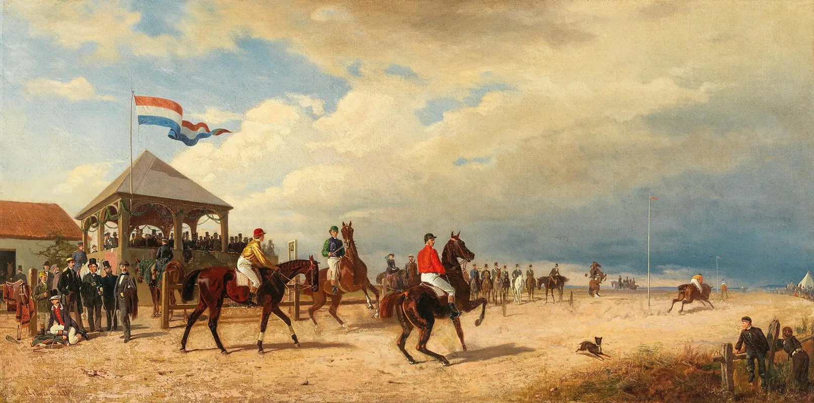 On The Horse Race Track