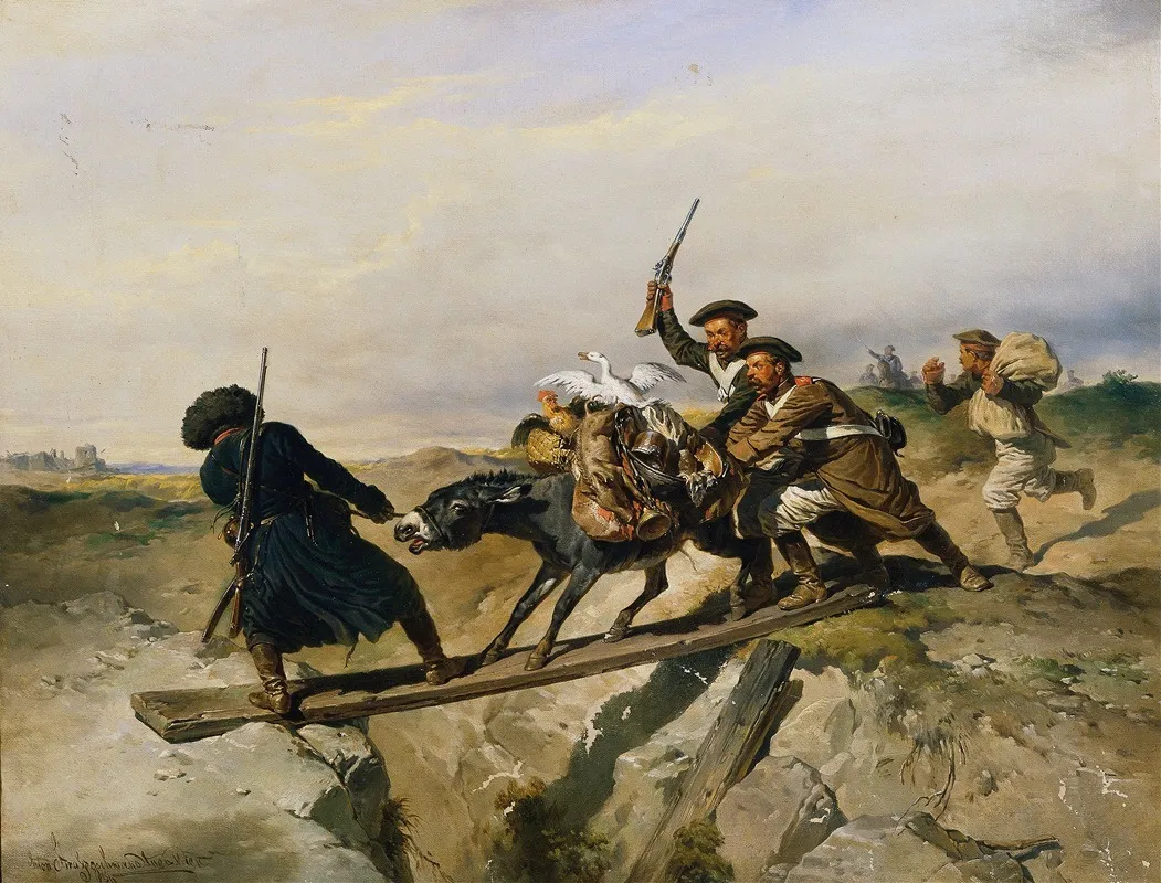 On The Prop Wall Art by Joseph Anton Strassgschwandtner - High-Resolution Digital Print