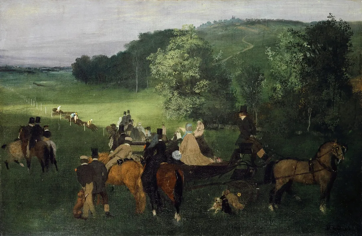 On The Racecourse The Race