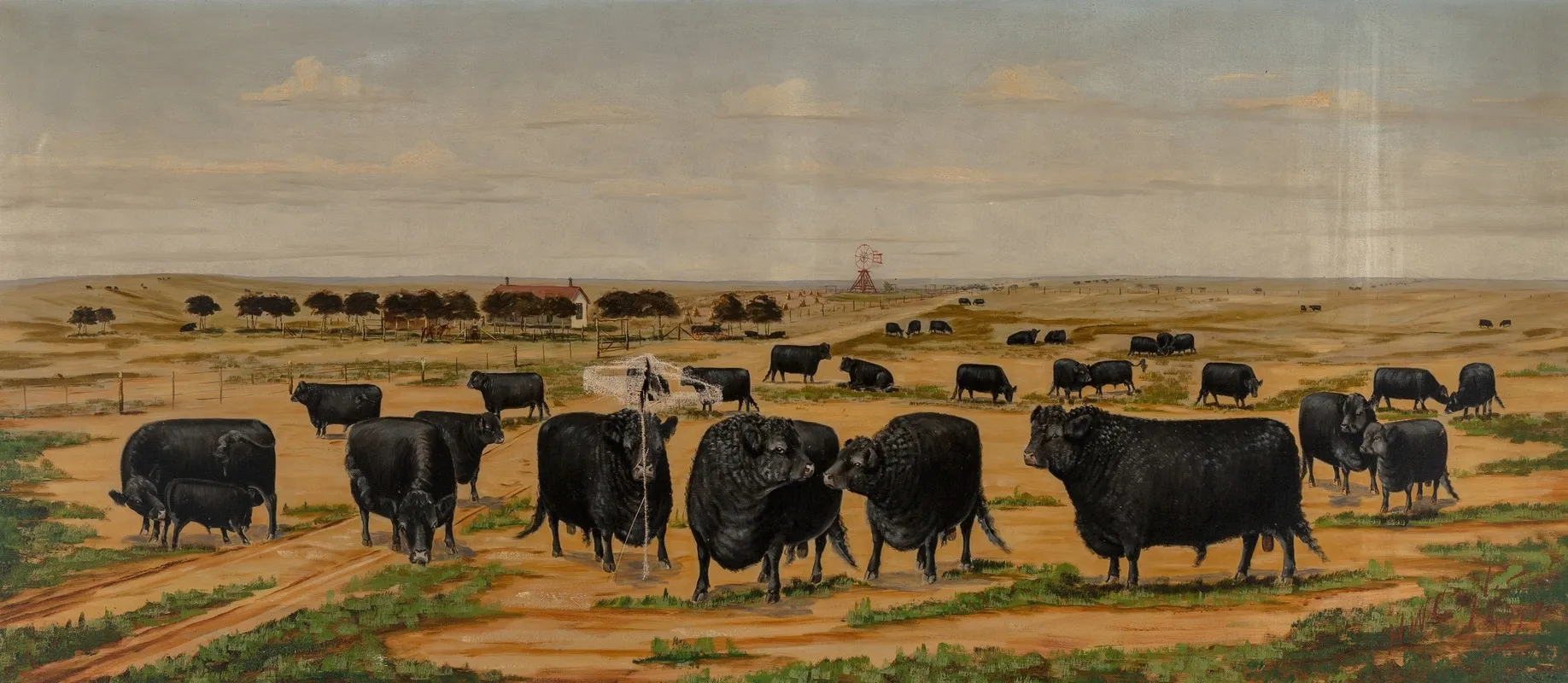 On The Ranch Wall Art by Harvey Wallace Caylor - High-Resolution Digital Print