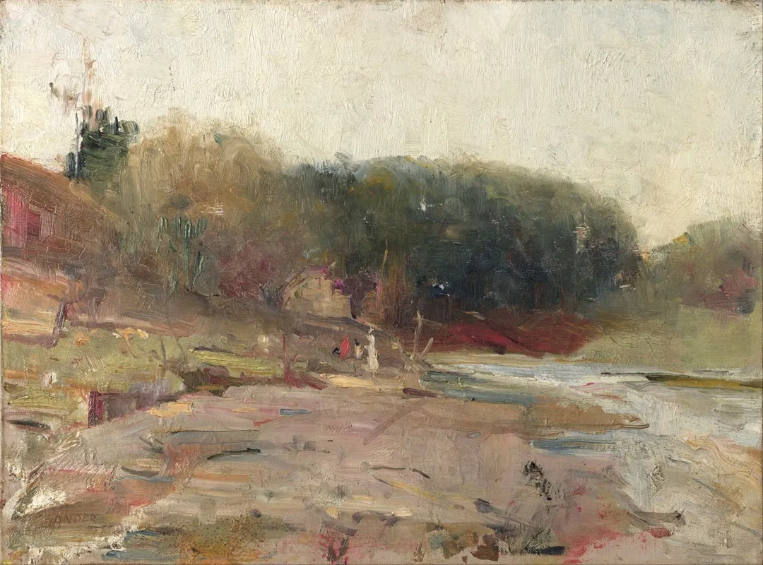 On The River Yarra Near Heidelberg Victoria