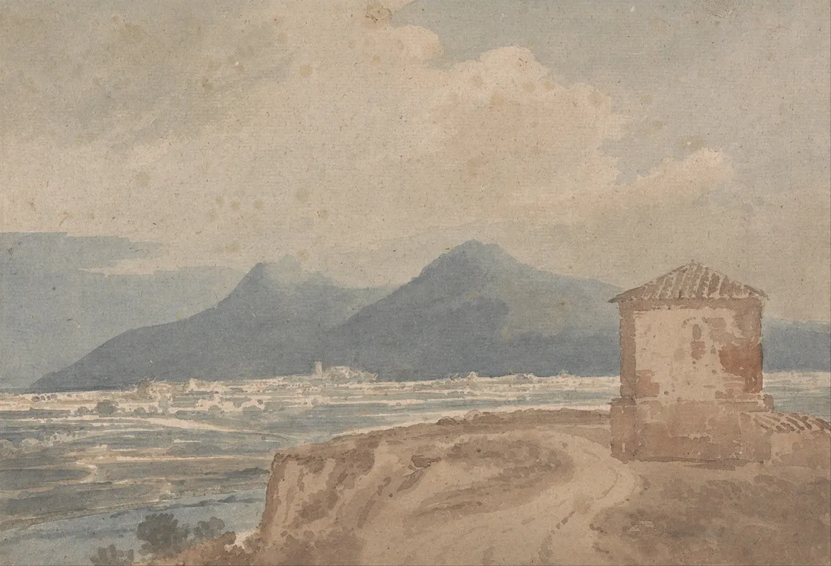 On The Road Between Salerno And Eboli Wall Art by Monro School - High-Resolution Digital Print