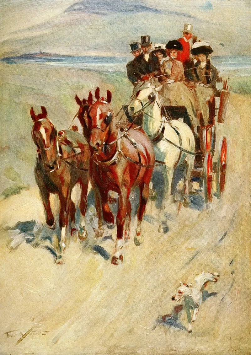 On The Road Wall Art by Frederic Whiting - High-Resolution Digital Print