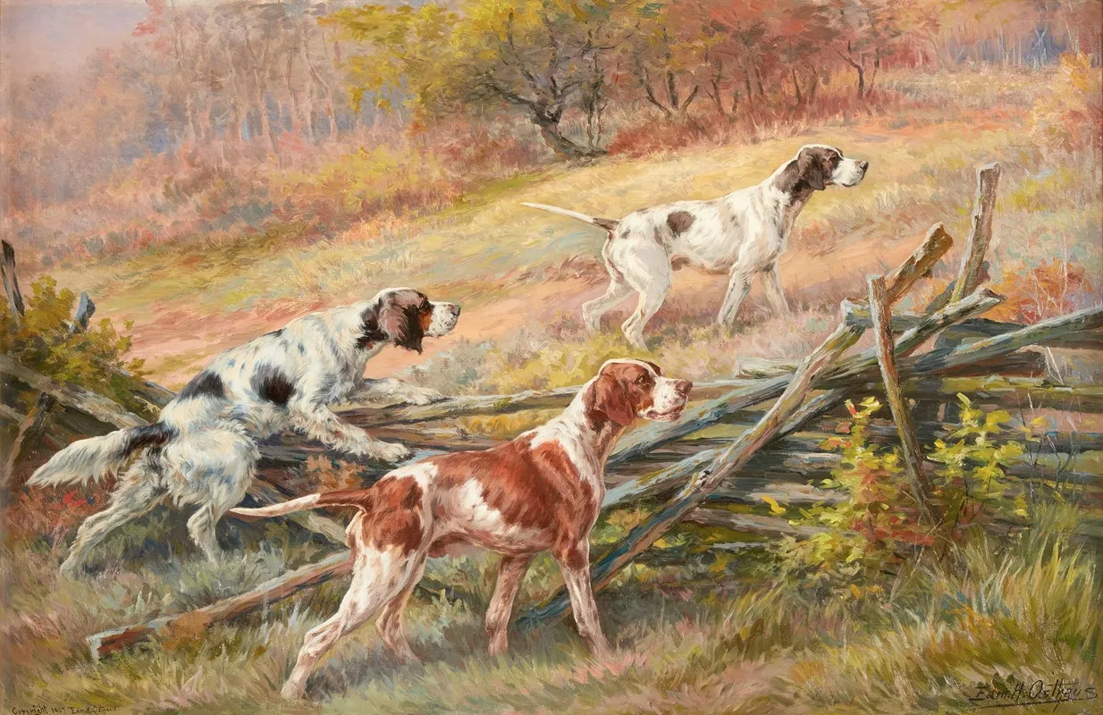 On The Scent Wall Art by Edmund Henry Osthaus - High-Resolution Digital Print