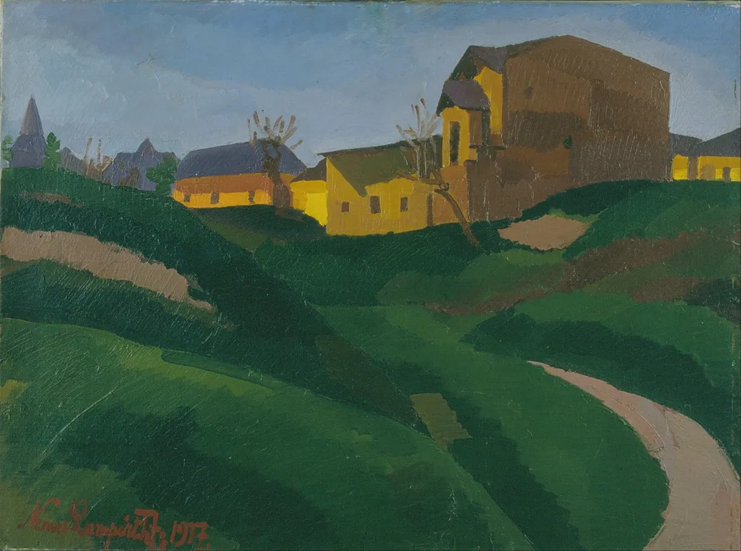 On The Slopes Of Gellert Hill Wall Art by József Nemes Lampérth - High-Resolution Digital Print