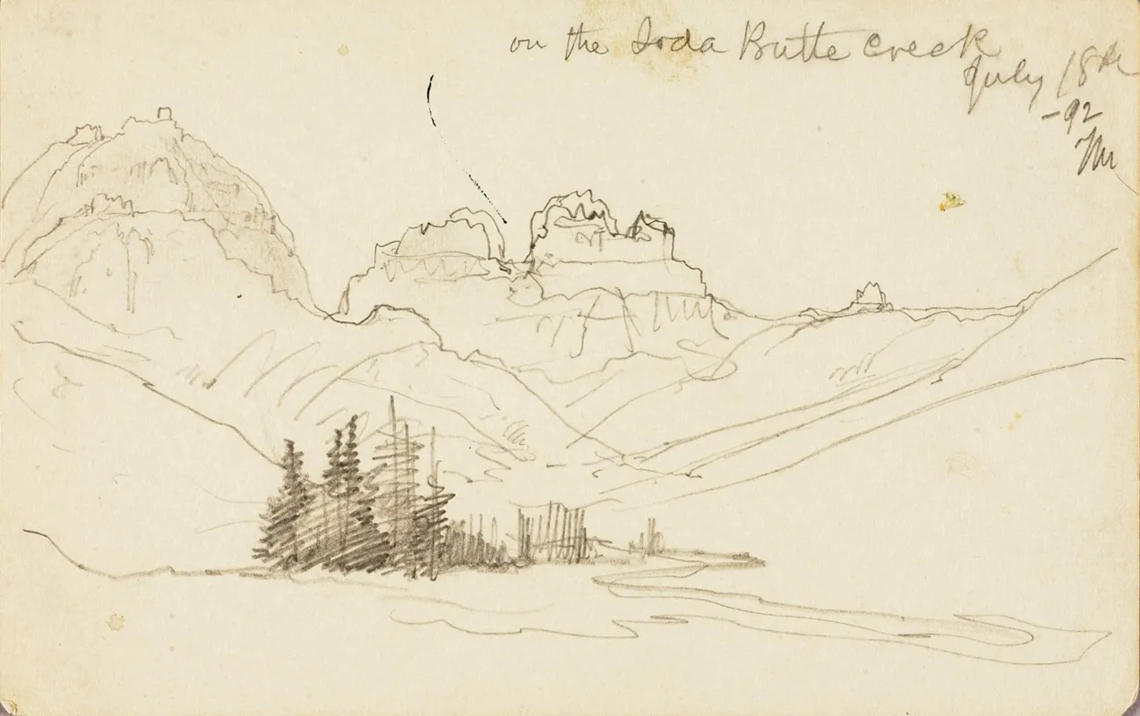 On The Soda Butte Creek
