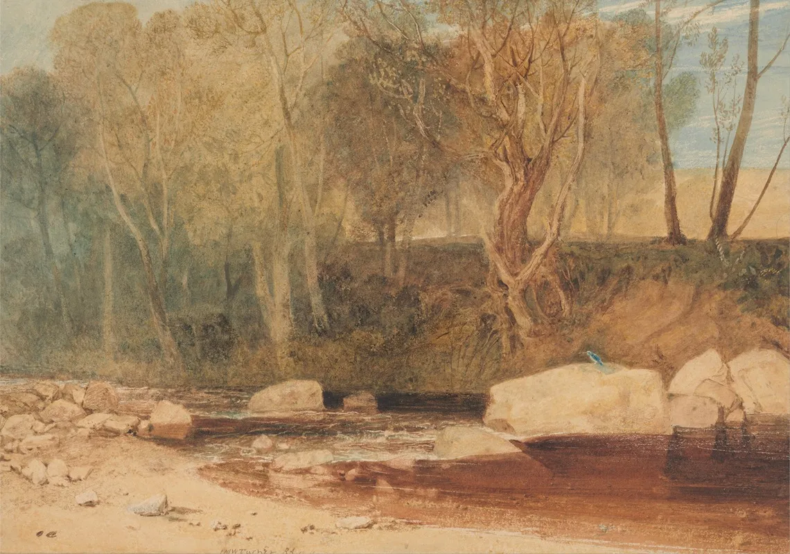 On The Washburn 2431414 Wall Art by Joseph Mallord William Turner - High-Resolution Digital Print