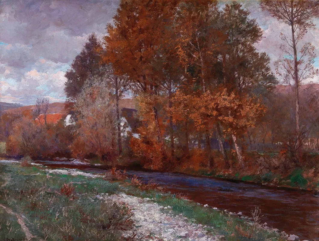 On Ther Krems Wall Art by Gustav Bamberger - High-Resolution Digital Print