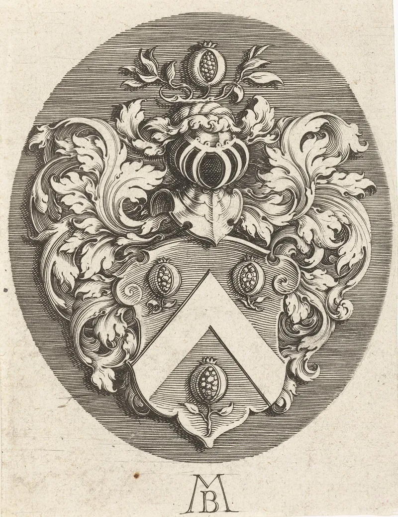 Onbekend Wapenschild In Ovaal 2