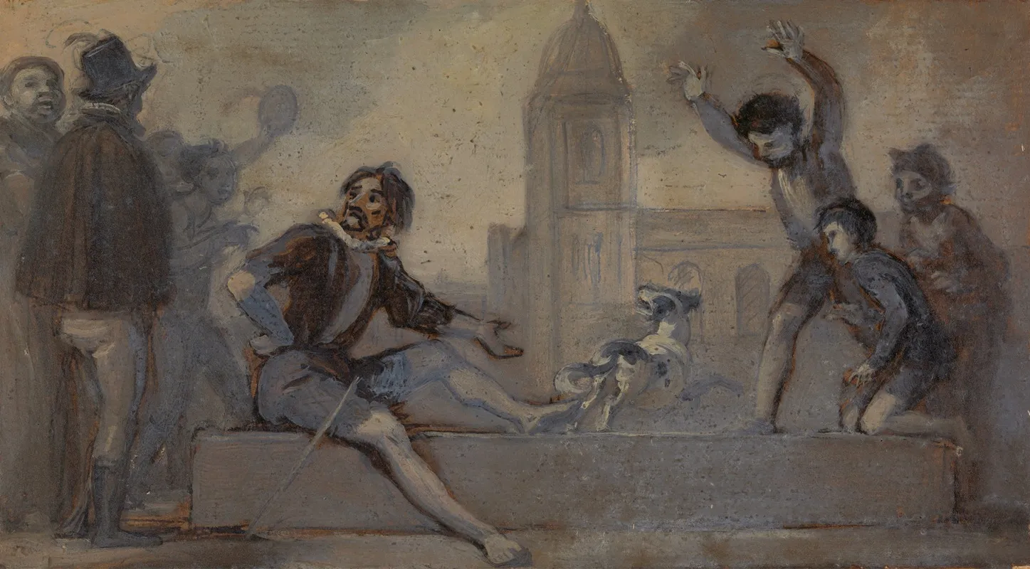 One From Illustrations To Shakespeare 2 Wall Art by Robert Smirke - High-Resolution Digital Print