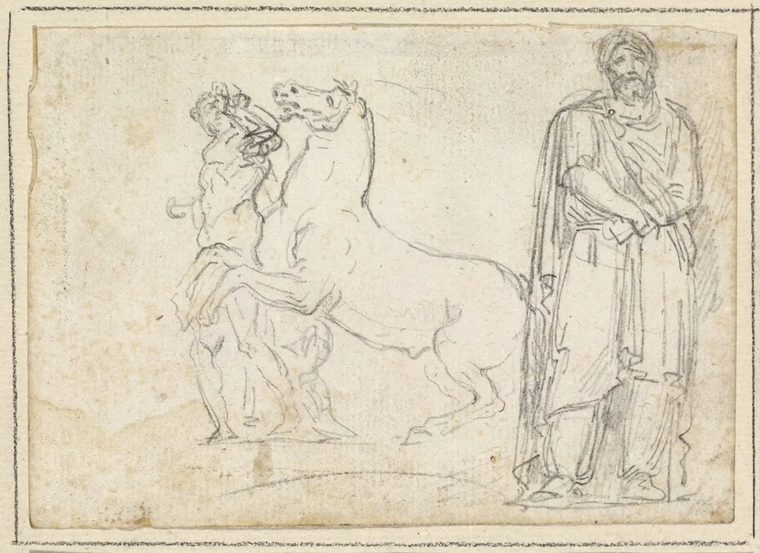 One Of The Dioscuri And A Barbarian Prisoner