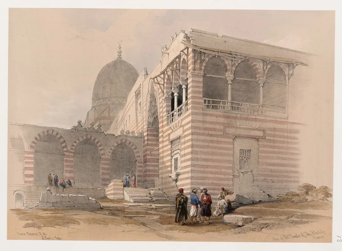 One Of The Tombs Of The Caliphs Cairo