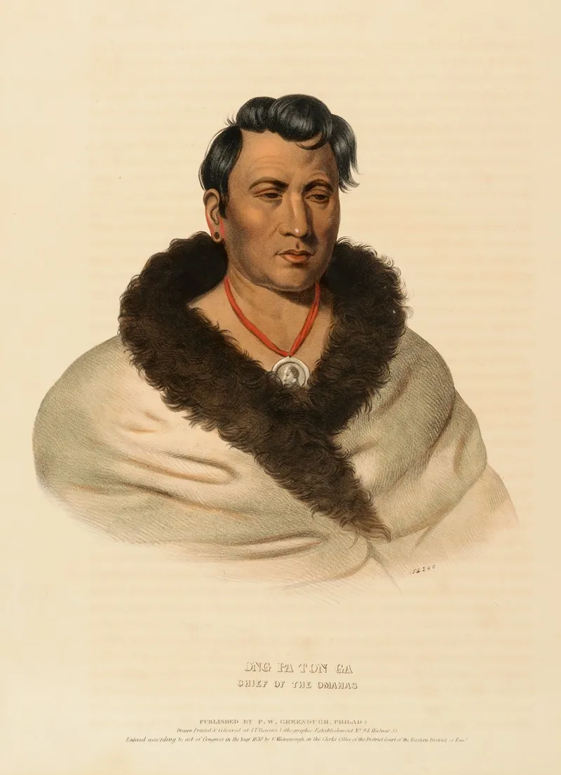 Ong Pa Ton Ga Chief Of The Omahas
