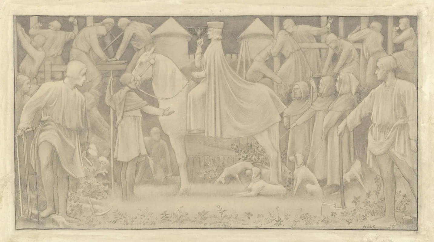 Ontwerp Voor De Eerste Bossche Wand Stichting Van S Hertogenbosch Door Hertog Hendrik Van Brabant