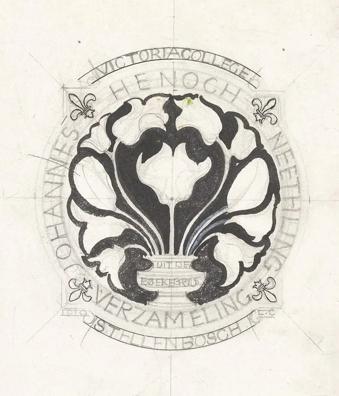 Ontwerp Voor Een Ex Libris Van Johannes Henoch Neethling
