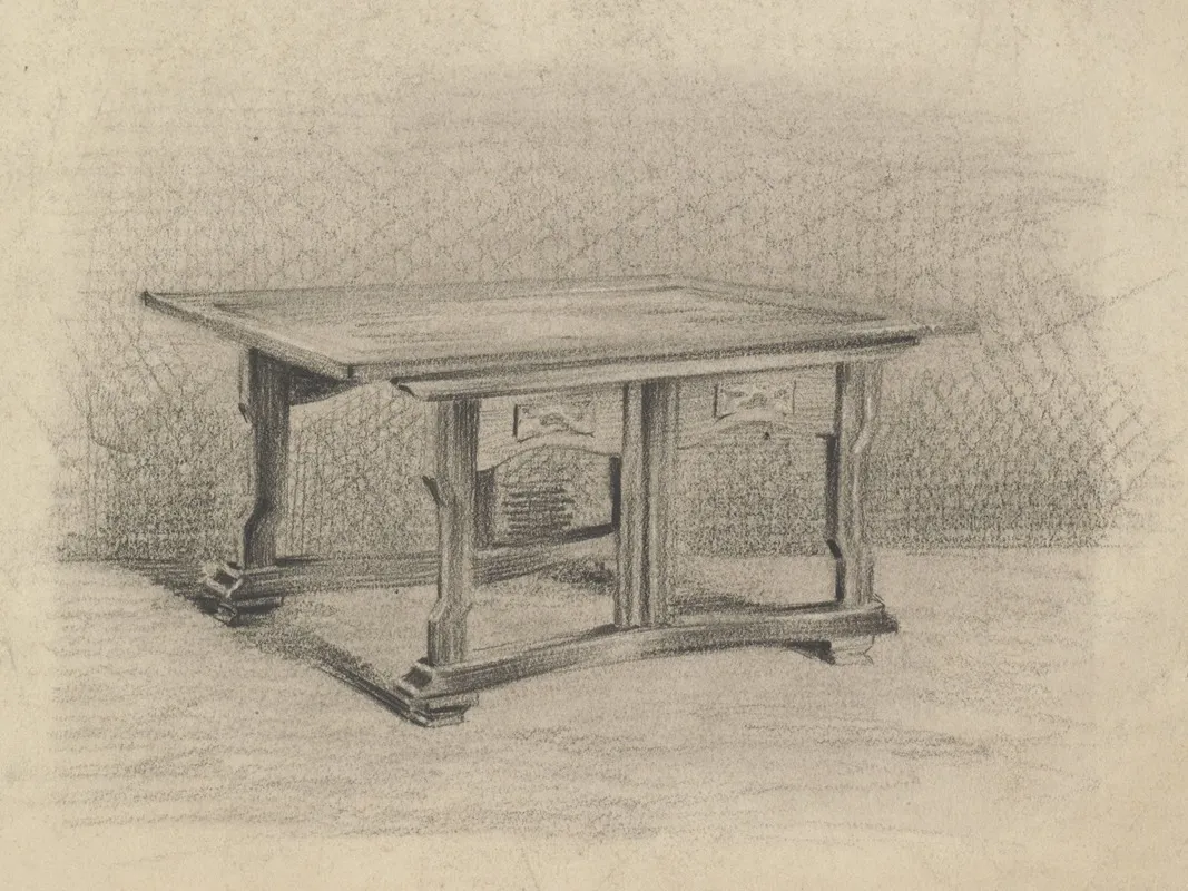 Ontwerp Voor Een Tafel
