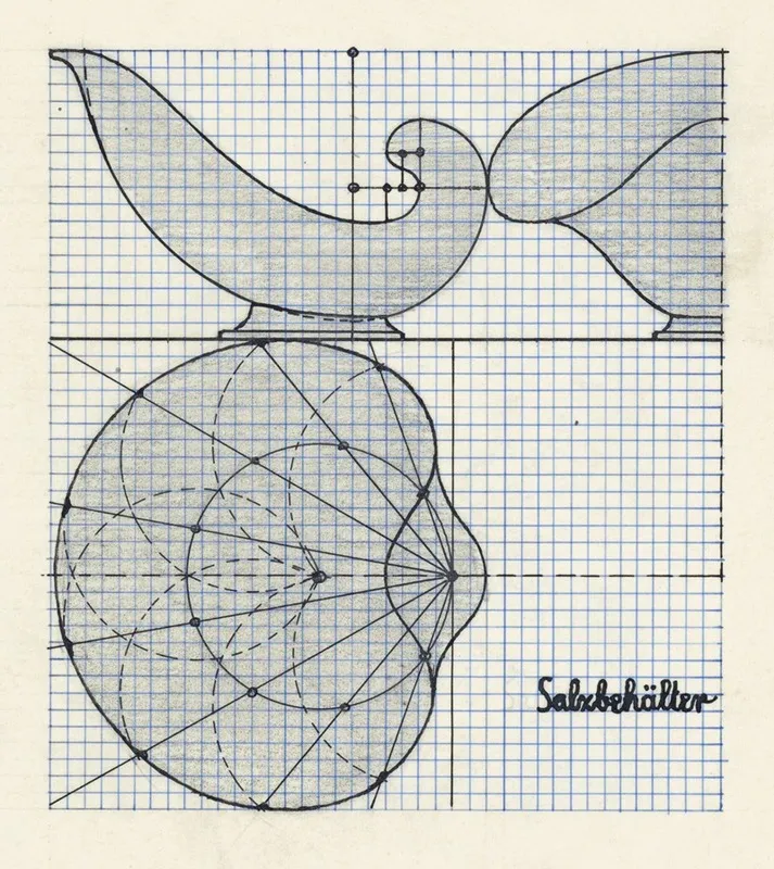 Ontwerp Voor Een Zoutvat Wall Art by Mathieu Lauweriks - High-Resolution Digital Print