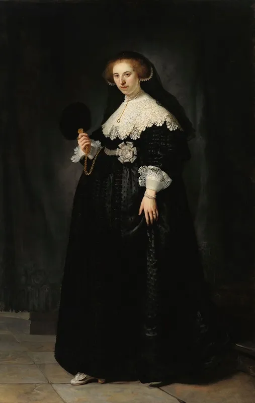 Oopjen Coppit Wall Art by Rembrandt van Rijn - High-Resolution Digital Print