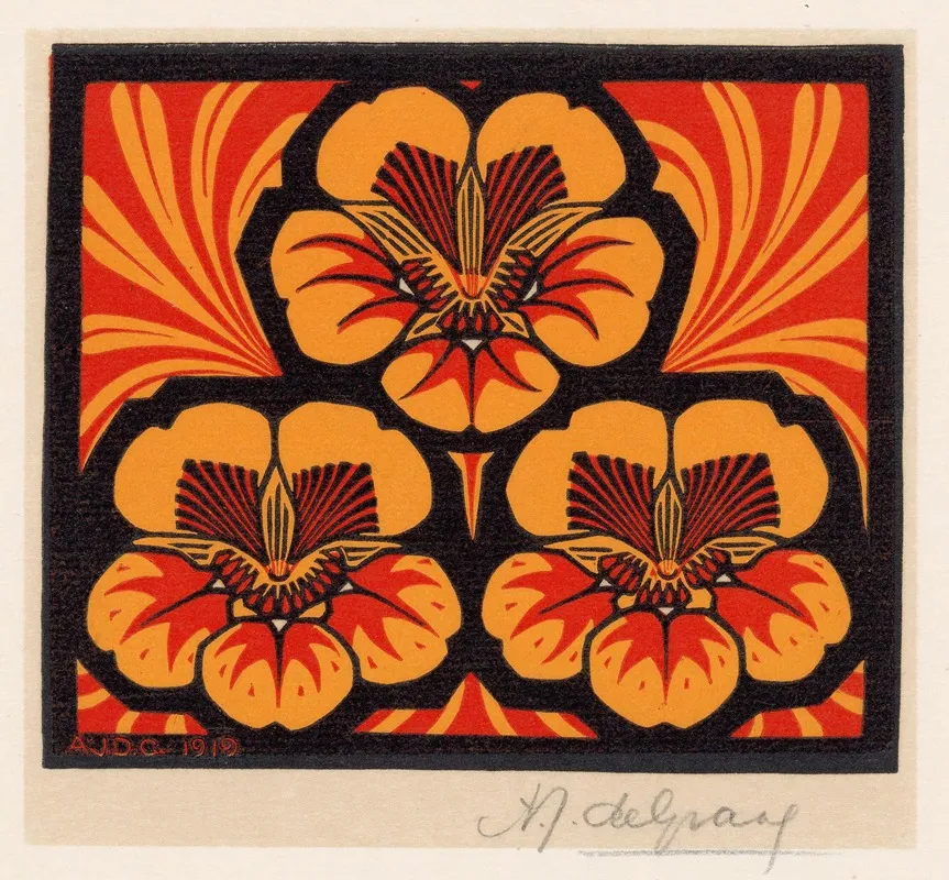 Oost Indische Kers 2 Wall Art by Julie de Graag - High-Resolution Digital Print
