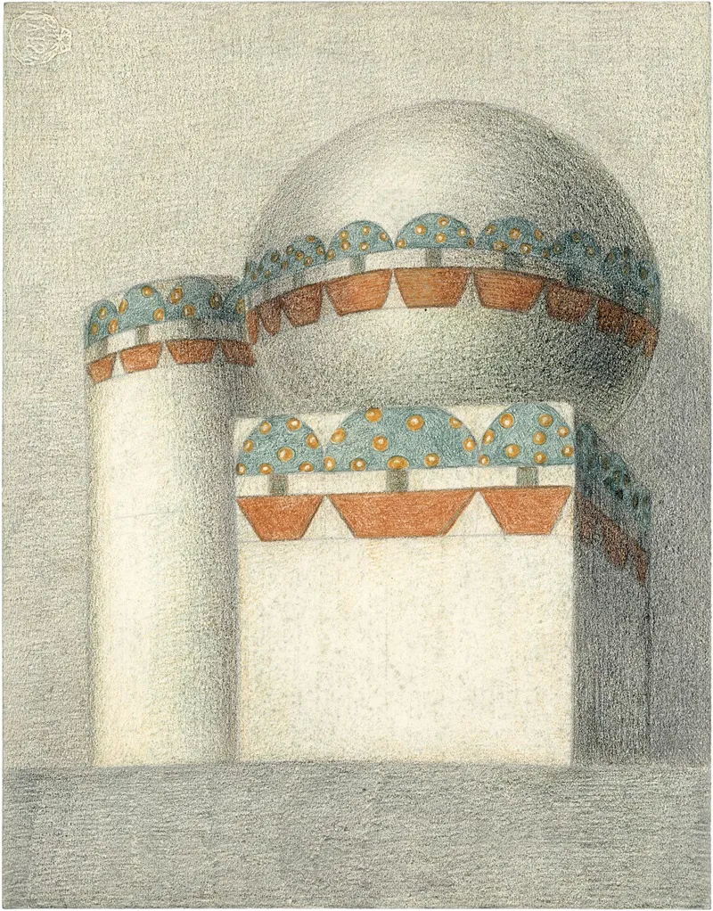 Oosterse Paleismuur 2 Wall Art by Alfred Ost - High-Resolution Digital Print