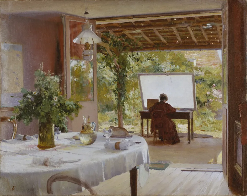 Open Air Studio Wall Art by William Blair Bruce - High-Resolution Digital Print