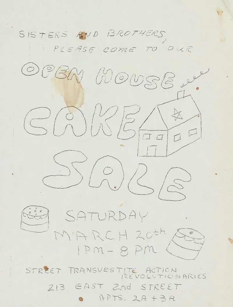 Open House Cake Sale Flier