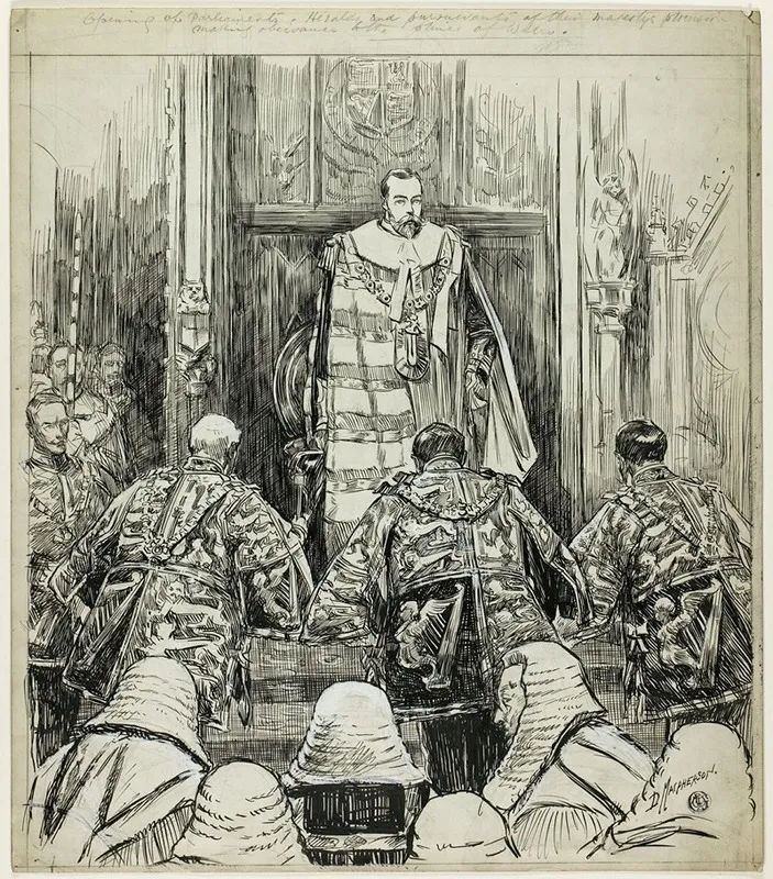 Opening Of Parliment Under Edward Vii