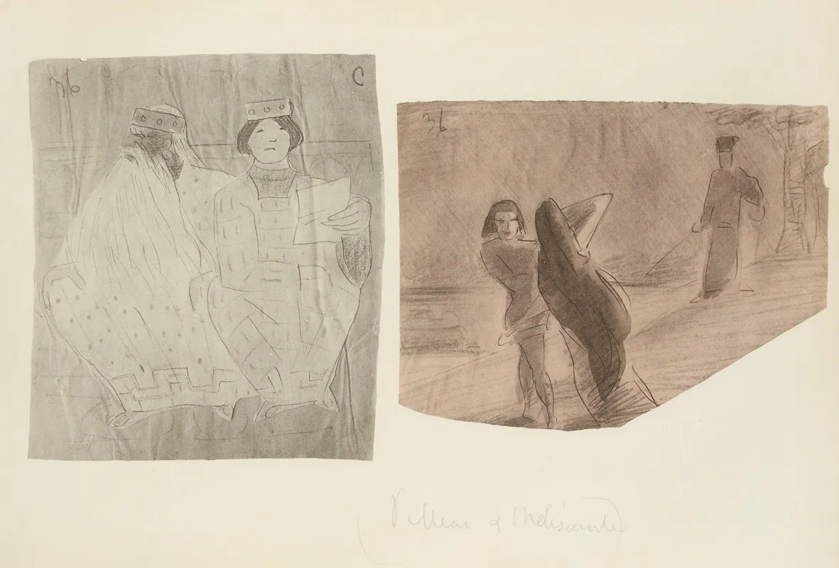 Opera Comique Pelleas Et Melisande Wall Art by Paul Goute - High-Resolution Digital Print