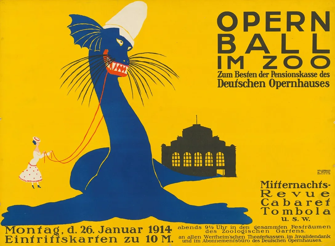 Opernball Im Zoo Wall Art by Hollerbaum &amp; Schmidt - High-Resolution Digital Print