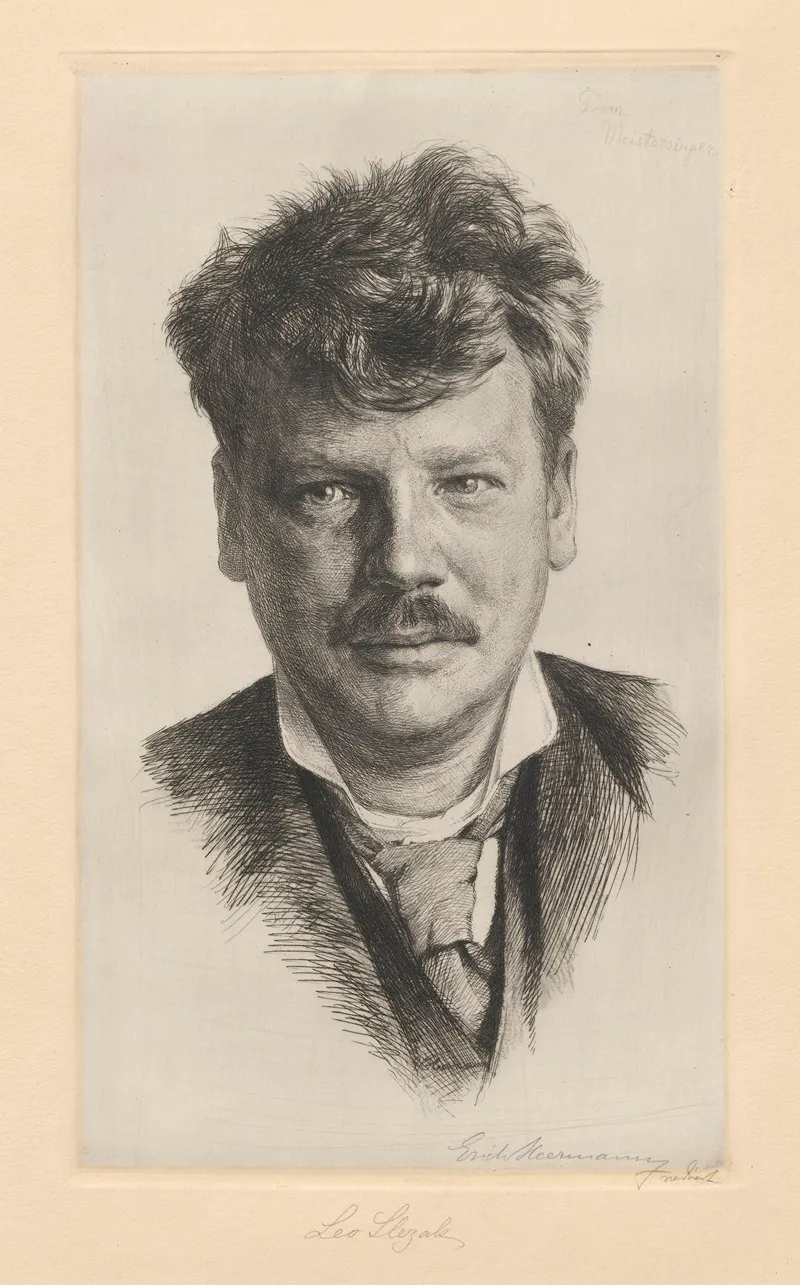 Opernsanger Leo Slezak